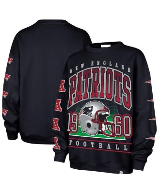 '47 Brand - Women's Navy New England Patriots Go Big Oversized Pullover Sweatshirt