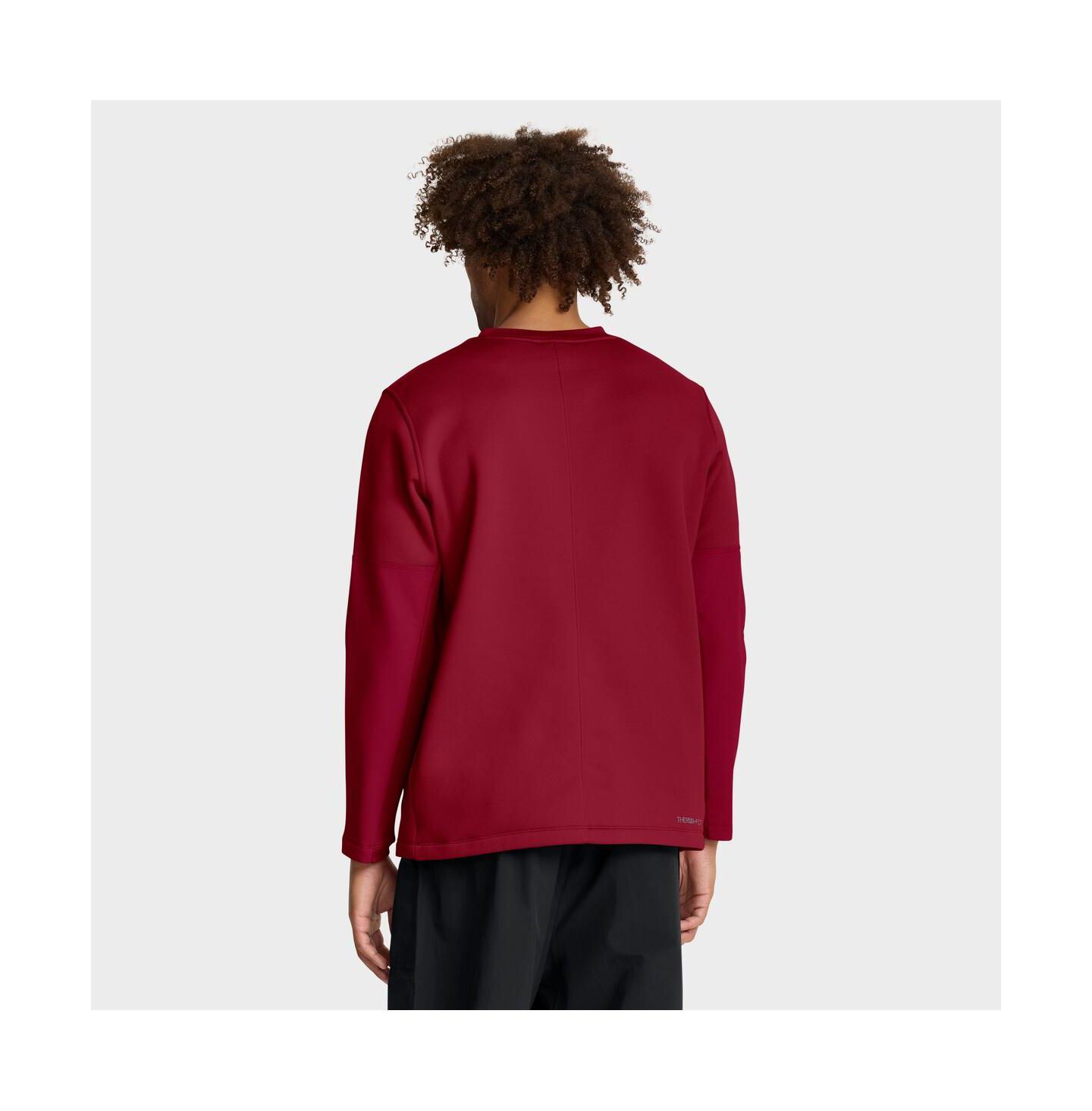 Мужская футболка Jordan Crimson Oklahoma Sooners 2025 Sideline Coach Performance Long Sleeve — фото 5