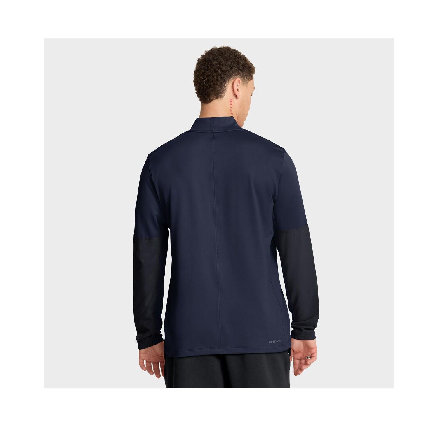 Men's Navy West Virginia Mountaineers One Goal Performance Half-Zip Pullover Sweatshirt