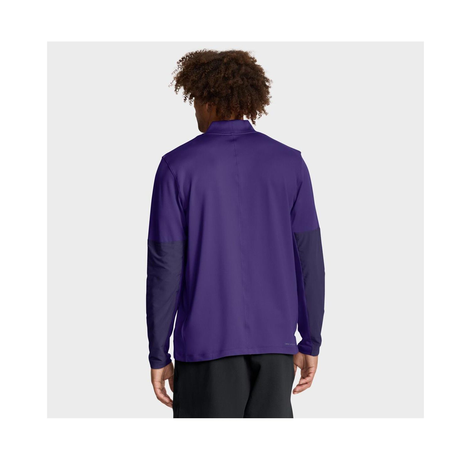 Men's Purple LSU Tigers One Goal Performance Half-Zip Pullover Sweatshirt