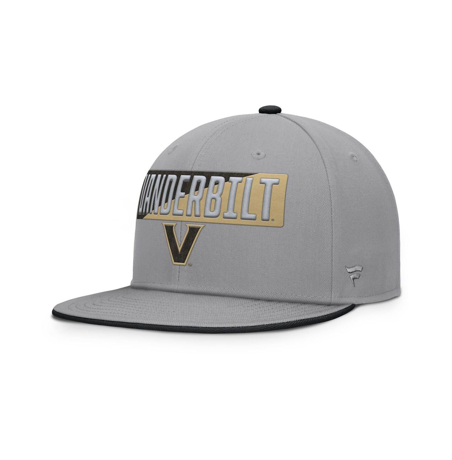 Мужские головные уборы Fanatics Gray Vanderbilt Commodores Duo Snapback Hat — фото 1