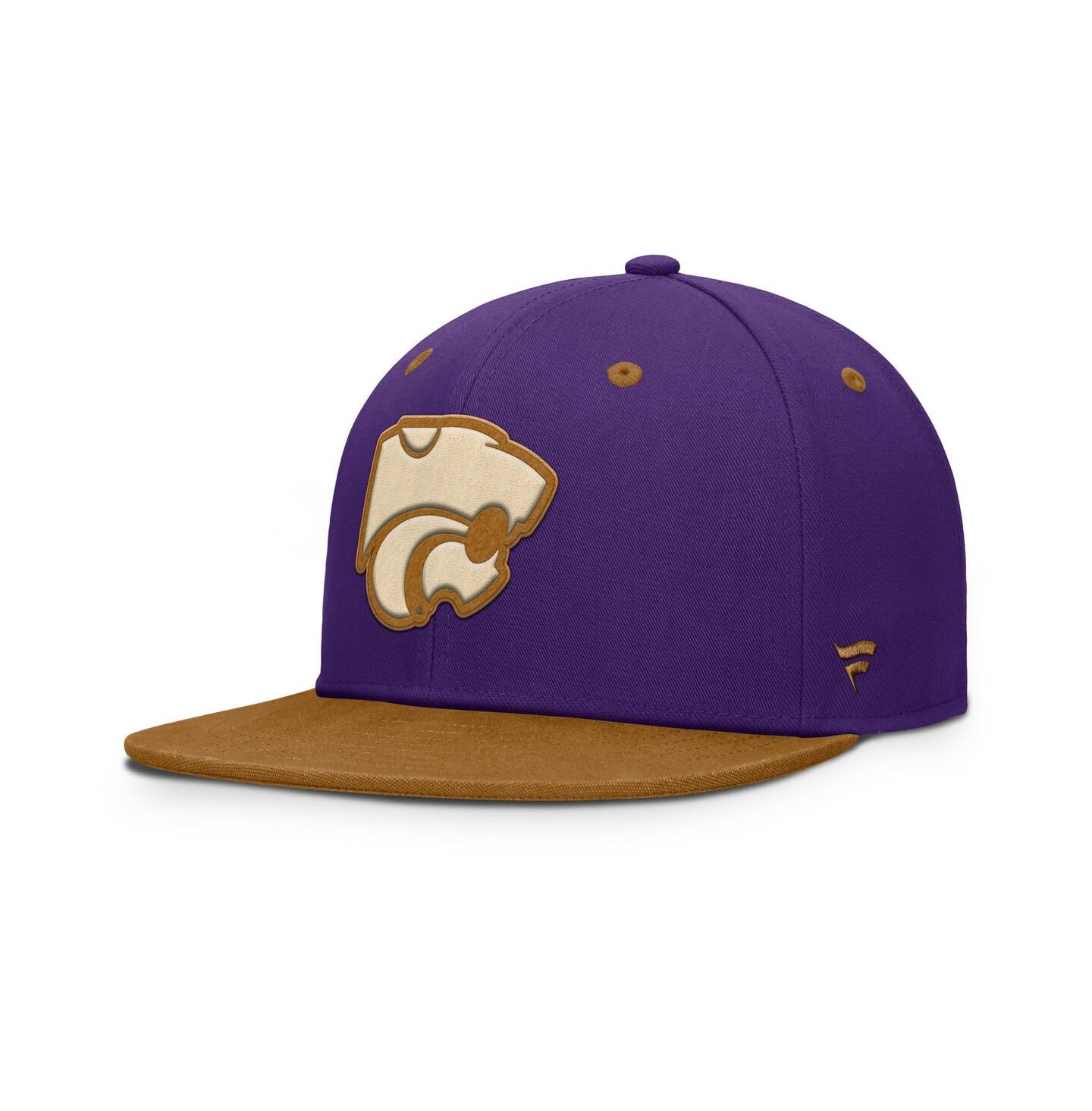 Мужская кепка Fanatics Purple/Brown Kansas State Wildcats NoBo Fitted Hat — фото 1