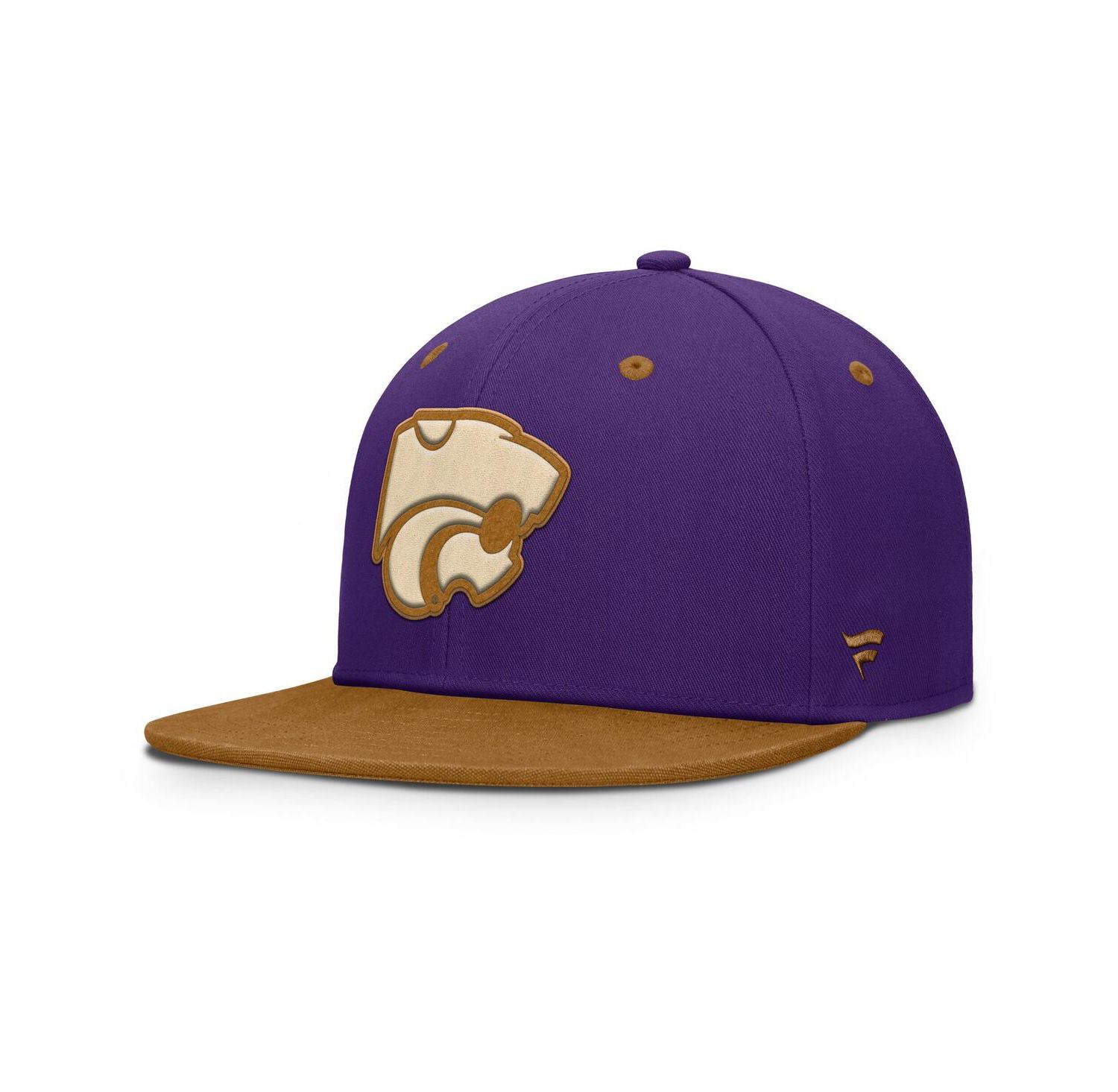 Men's Purple/Brown Kansas State Wildcats NoBo Fitted Hat