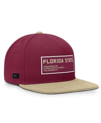 Men's Garnet/Gold Florida State Seminoles 2025 On-Field Patch Pro Dri-FIT Snapback Hat