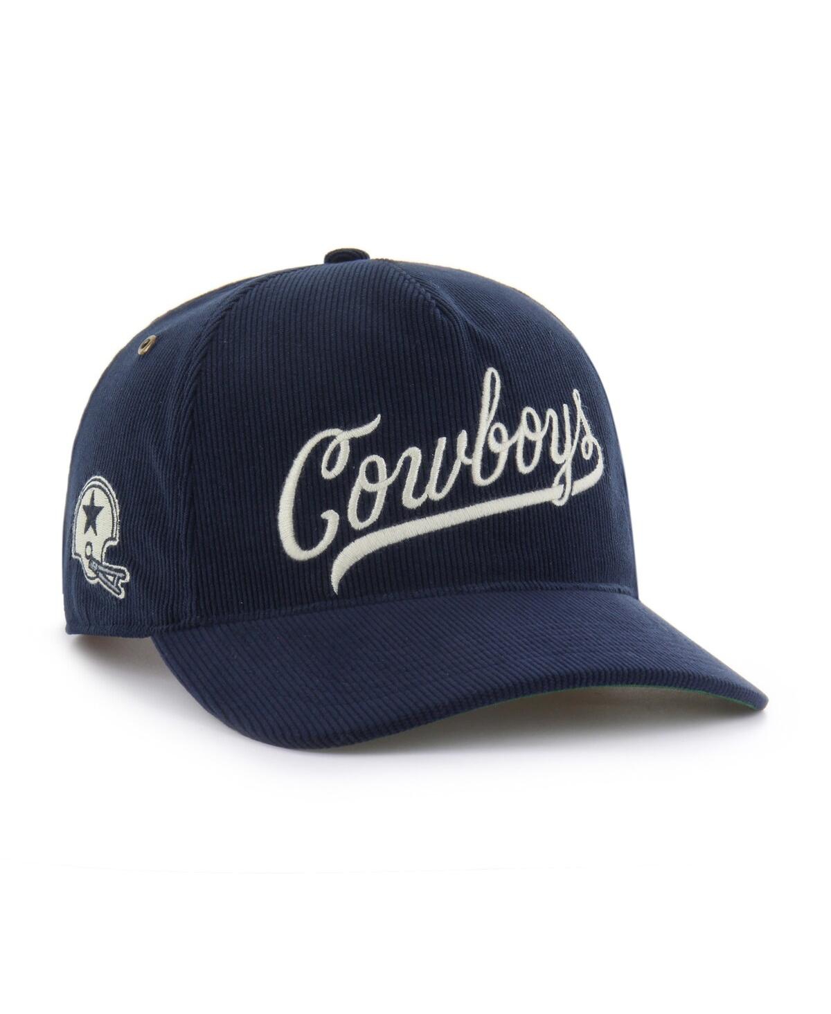 47 Brand Men's Navy Dallas Cowboys Golden Age Relaxed Corduroy Hitch Adjustable Hat In Blue