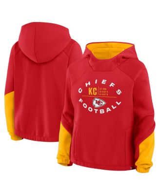 Fanatics - Women's Red Kansas City Chiefs Oversized&nbsp;Redzone Bubble Screen Pullover Hoodie