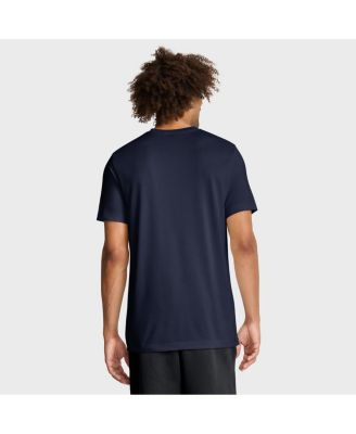 Men's Navy Michigan Wolverines Campus Shadow Legend Performance T-Shirt