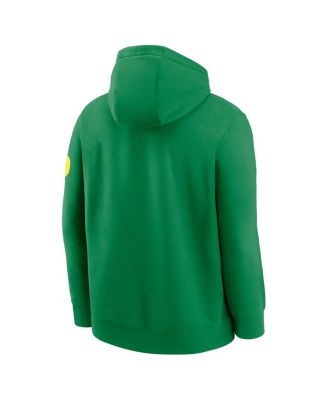 Men's Green Oregon Ducks Nickname Club Fleece Pullover Hoodie