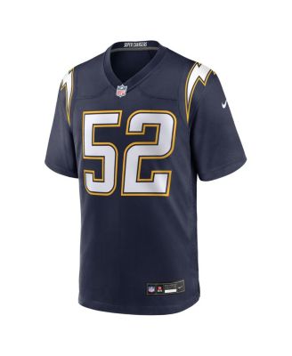 Men's Khalil Mack Navy Los Angeles Chargers Alternate Super Chargers Game Player Jersey