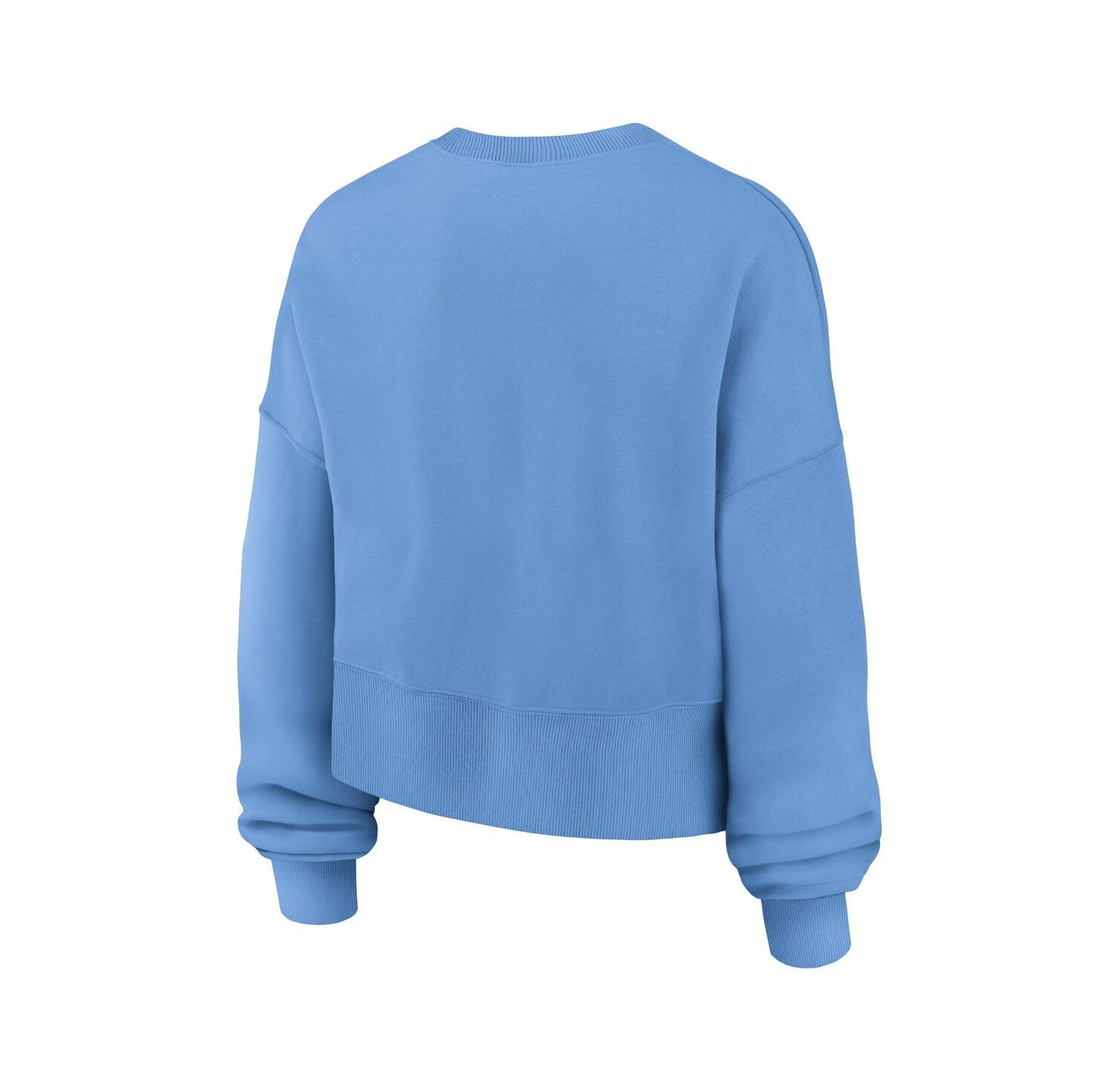 Women's Carolina Blue North Carolina Tar Heels Oversized Phoenix Arch Pullover Sweatshirt