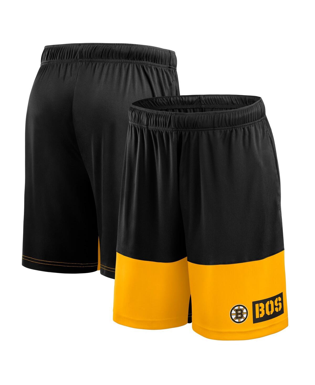 Logo Athletic Men's Black Boston Bruins Best Of The Best Shorts In Black