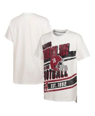 Outerstuff - Big Boys and Girls White Alabama Crimson Tide Let's Get Loud Oversized T-Shirt