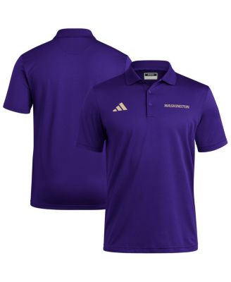 adidas - Men's Purple Washington Huskies Ultimate 365 Ottoman Polo Shirt