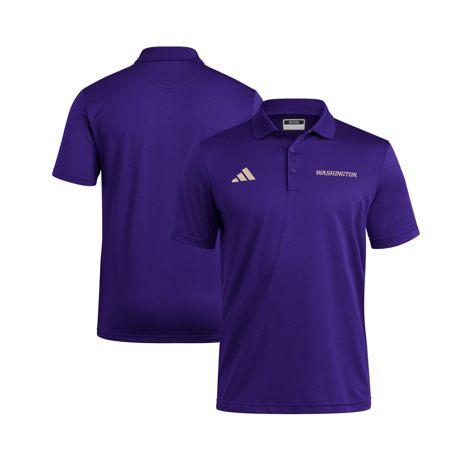 Men's Purple Washington Huskies Ultimate 365 Ottoman Polo Shirt