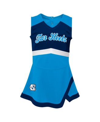 Girls Toddler 2-Piece Carolina Blue North Carolina Tar Heels Cheer Captain Dress Bloomers Set