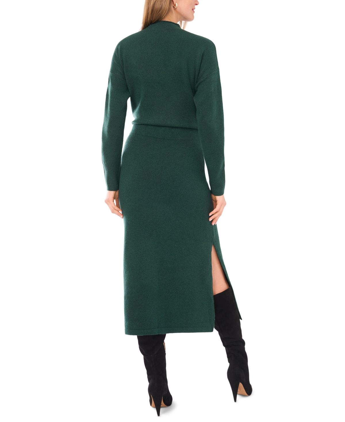 1.state Women's Side Slit Pencil Midi Skirt