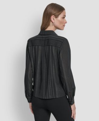 Women's Embellished Collared Shirt