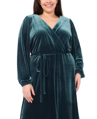 Plus Size Fit and Flare Maxi Dress