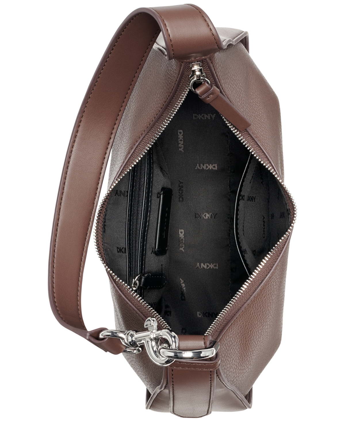 Dkny Thyme Medium Hobo Bag In Brown