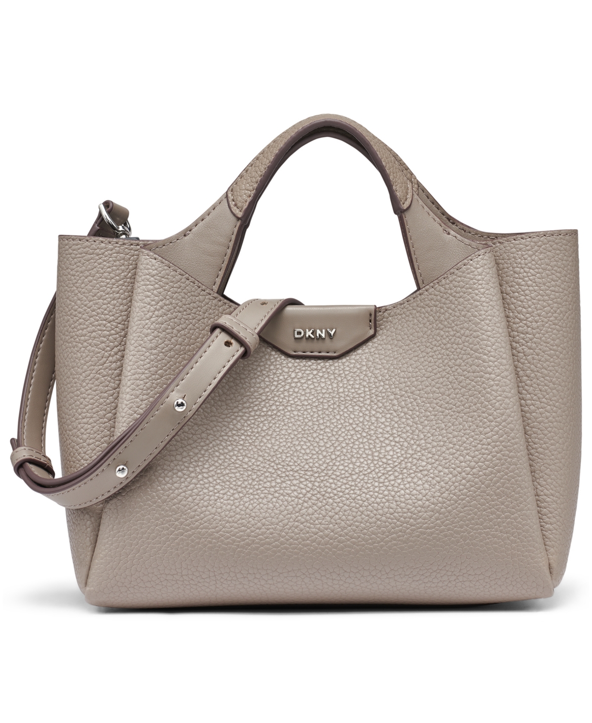 Dkny Willa Small Satchel Bag In Brown