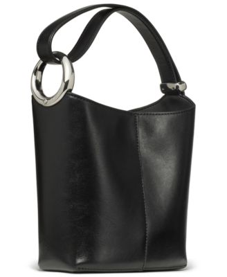 Halo Mini Smooth Leather Bucket Bag
