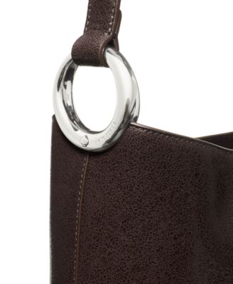 Halo Medium Smooth Leather Bucket Bag