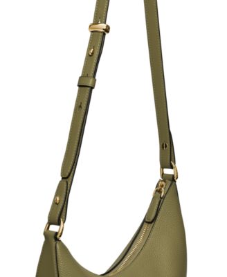 Duo Medium Pebbled Leather Crossbody Bag