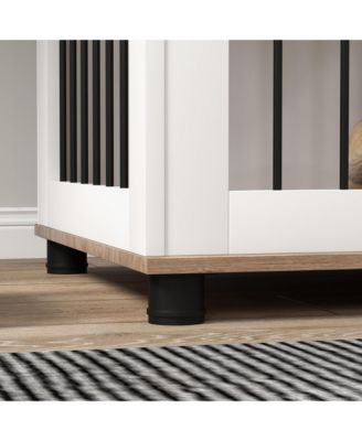 Dog Crate Furniture, Side or End Table w/ Door for Small Medium Dogs