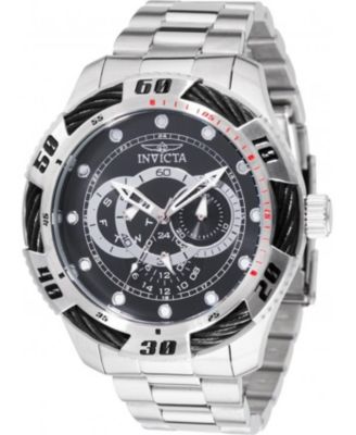 Men's 45755 Speedway  Quartz Chronograph Black Dial Watch