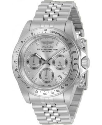 Men's 30988 Speedway Quartz Chronograph Silver Dial Watch