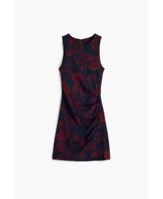 Women's Ruched pinafore dress