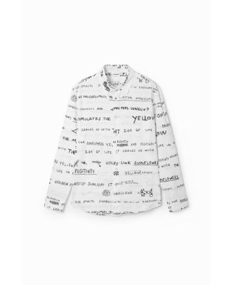 Men's Long-sleeve shirt with lettering
