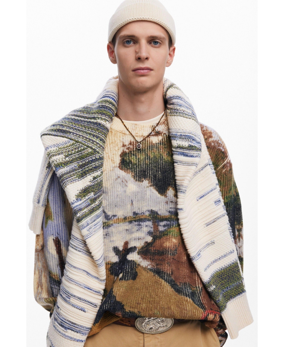 Desigual Men's Landscape sweater