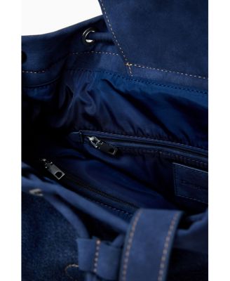 Women's Medium convertible denim bucket backpack