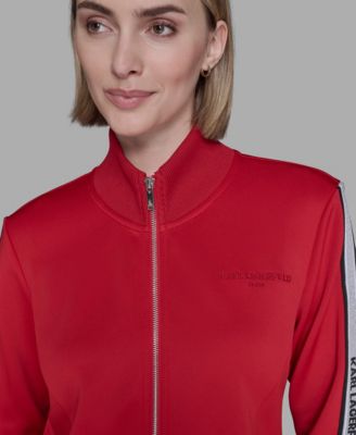 Women's Logo Tape Zip Up Jacket