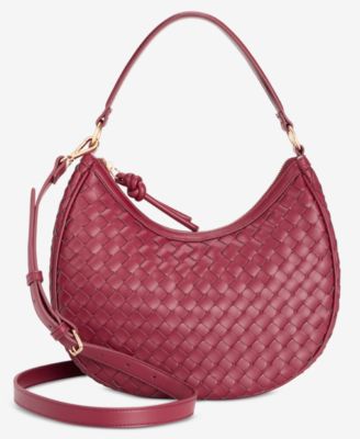 Woven Crossbody Hobo, Exclusively at Macy's 