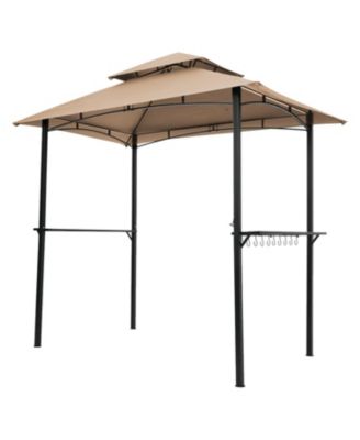 Grill Gazebo 8x5 Ft Khaki