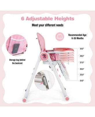 Baby High Chair Foldable Feeding Chair