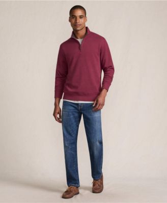 Men's Bedford Rib Quarter Zip Pullover Sweater