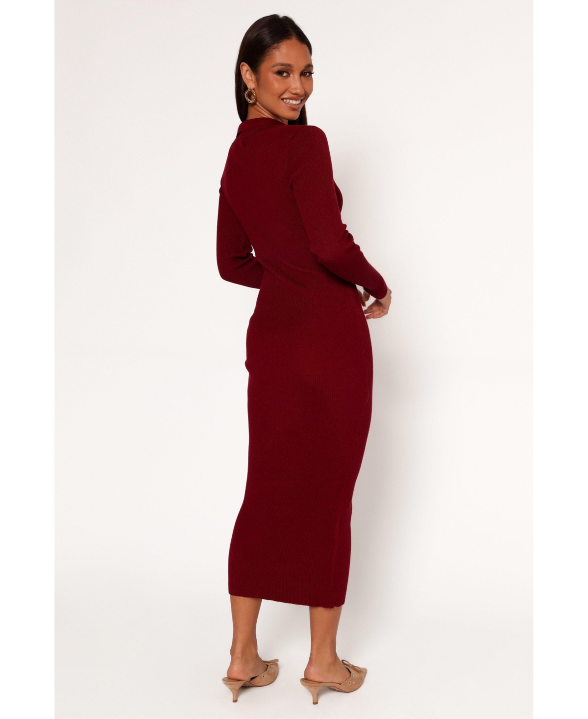 Petal and Pup Women's Collins Long Sleeve Midi Dress