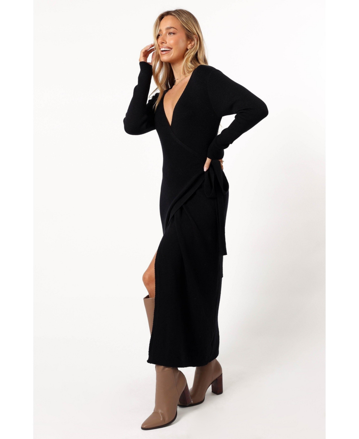 Petal and Pup Kellan Wrap Midi Dress