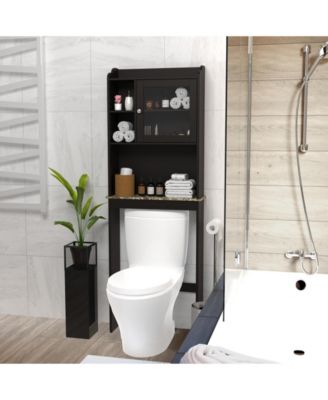 Over the Commode Space Saver Wooden Storage Cabinet for Bathroom