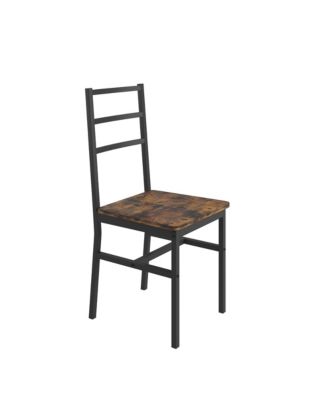 CASAINC 5-Pc. Industrial Style Dining Set with Backrest Chairs and Table