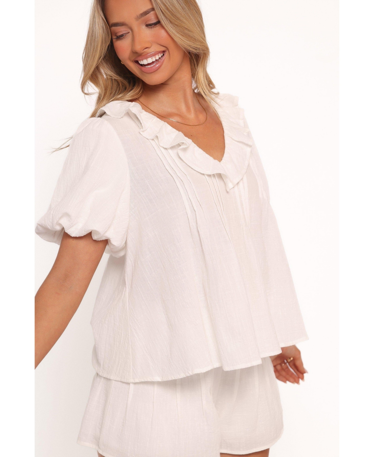 Petal and Pup Women's Felicity Short Set - White Xl