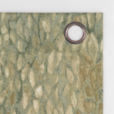 Halle Abstract Geometric Semi-Sheer Grommet Curtain Panel