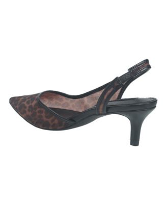Ladies Quest Slingback Kitten Heel