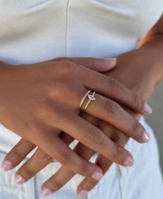 Cubic Zirconia Marquis Ring Set