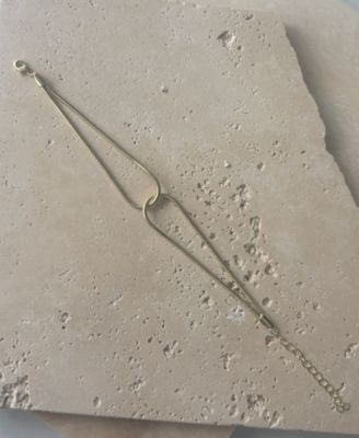 Gold Plated Interlocking Rope Chain Bracelet