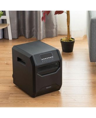 Portable Electric Space Heater 1500W 12H Timer LED Remote Control Room Office