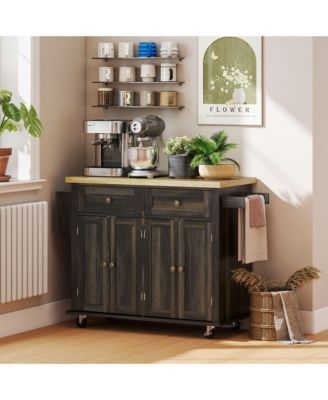 Stylish Kitchen Storage Cabinet with Multiple Shelves for Kitchen and Dining Room